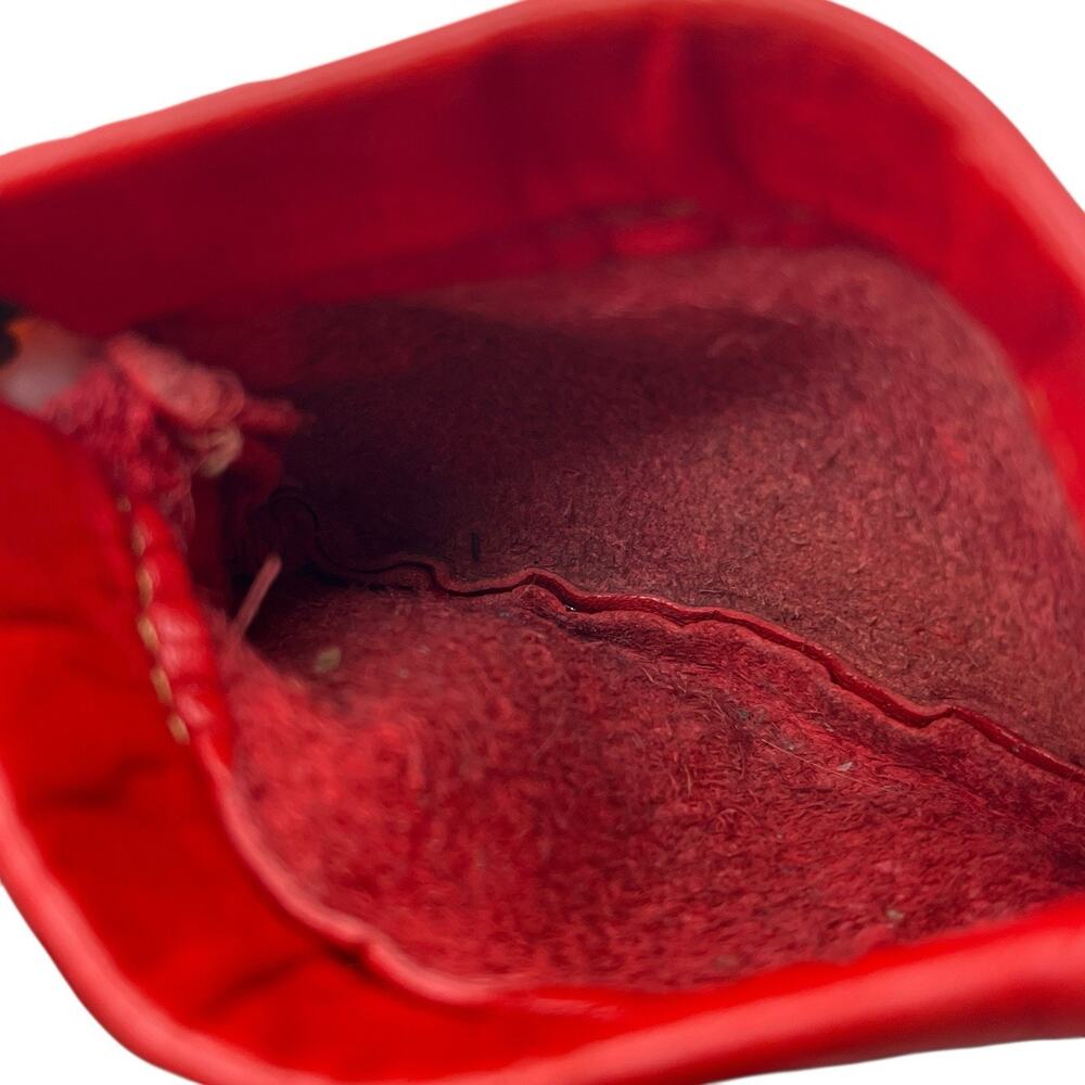 Coin Purse Vintage Red Leather Retro Chic Pop Open Closure Small Classic Money - Picture 4 of 8